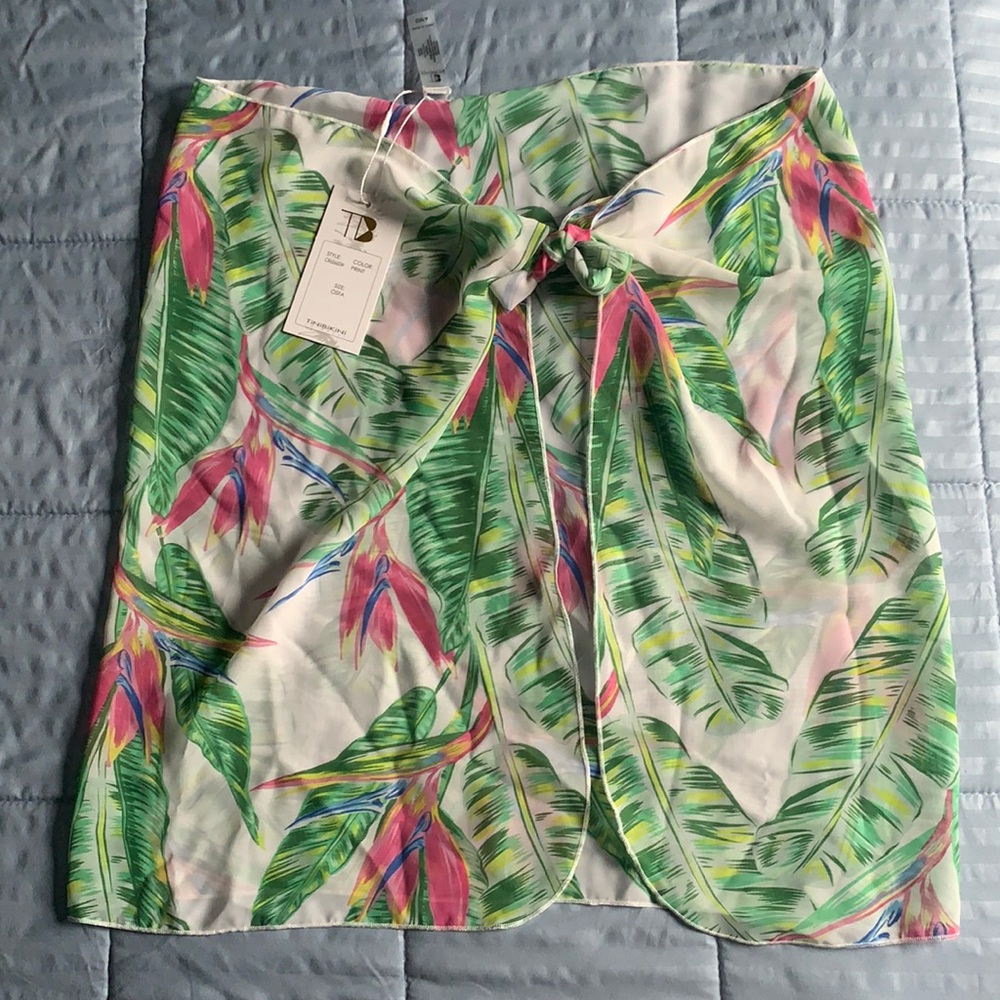 Tinibikini swimwear bottom coverup sarong new NWT